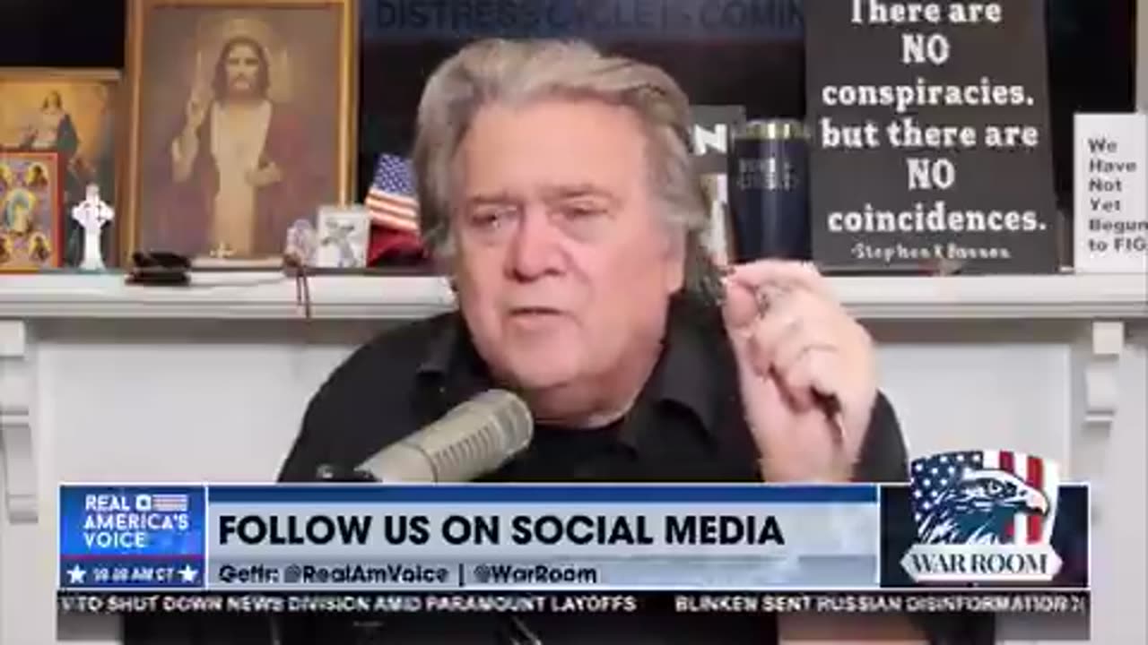 Steve Bannon activated: We are at war.