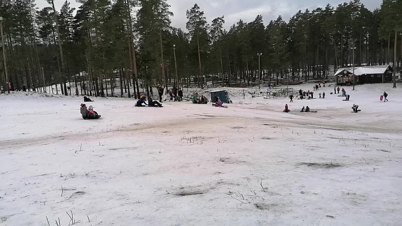 Snow skiing Sweden