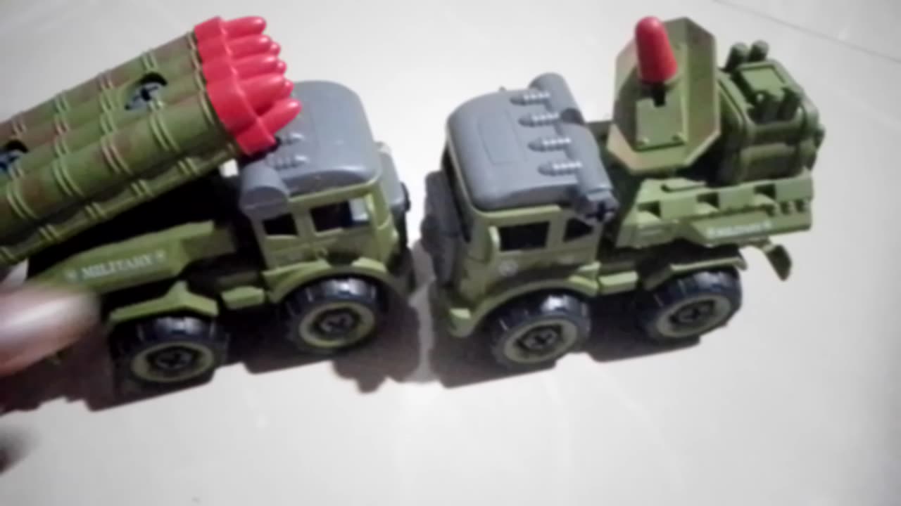 children's toys, military trucks