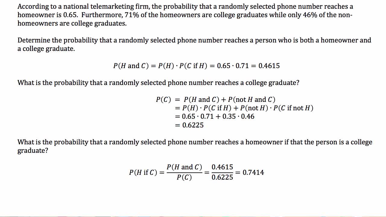 Lecture 08L - Probability from Story