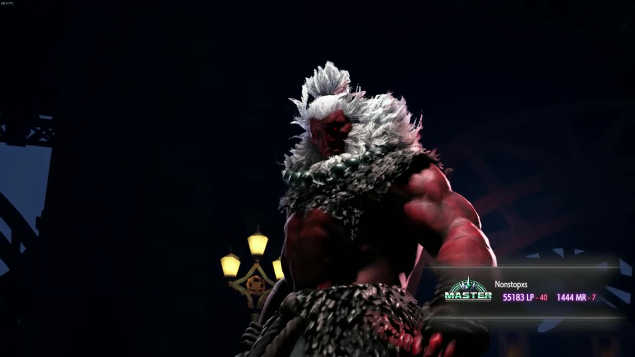 I got 10 Winstreak with Lily and then, I met Akuma