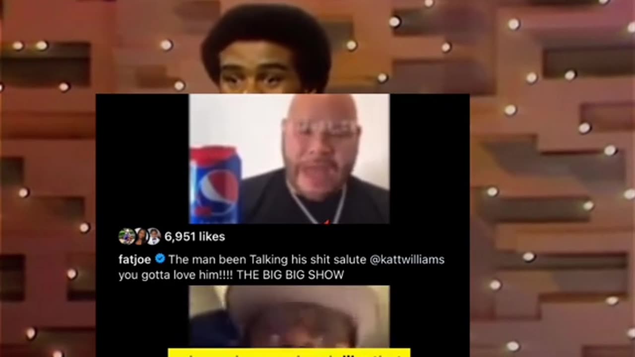 Fat Joe Shares Old Clip Of Katt Williams “Exposing” Richard Pryor. Thoughts? 👇