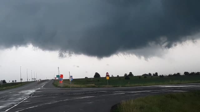 Rotating Wall Cloud 5x Speed