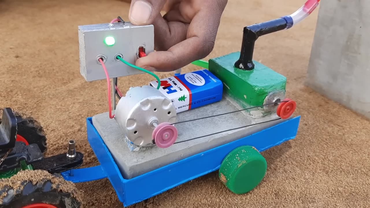 How to make diy tractor water pump