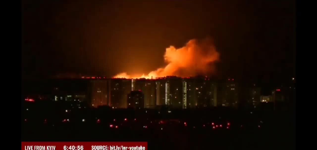 explosion in the city of Brovary, Ukraine