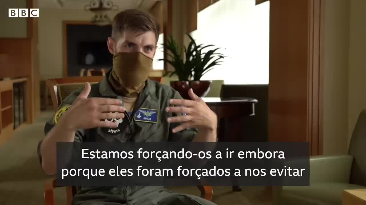 Guerra na Ucrânia: o piloto que 'caça' mísseis russos