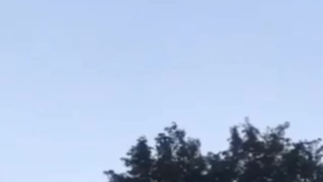 🇷🇺🤙Ukrainian militants are firing heavily at drones in the sky over Kyiv