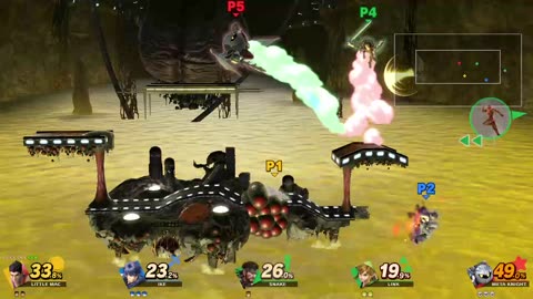 Little Mac vs Ike vs Snake and Link vs Meta Knight on Brinstar (Super Smash Bros Ultimate)