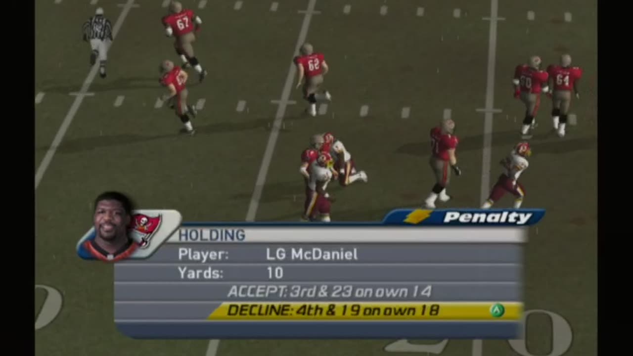 Madden 2002 (GC) Redskins vs Buccaneers Part2