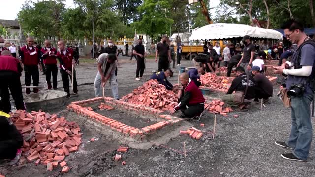 Thai temple prepares to cremate massacre victims