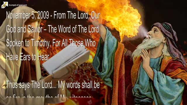 My Words shall be as Fire in the Mouths of My Witnesses 🎺 Trumpet Call of God