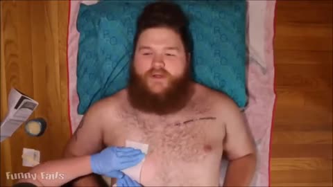 Funny waxing Reacting