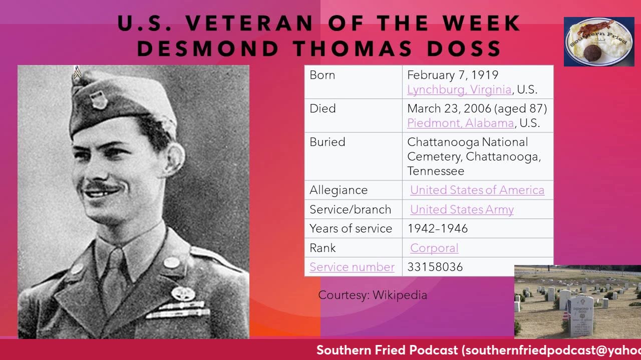 Veteran of the Week - Southern Fried Podcast