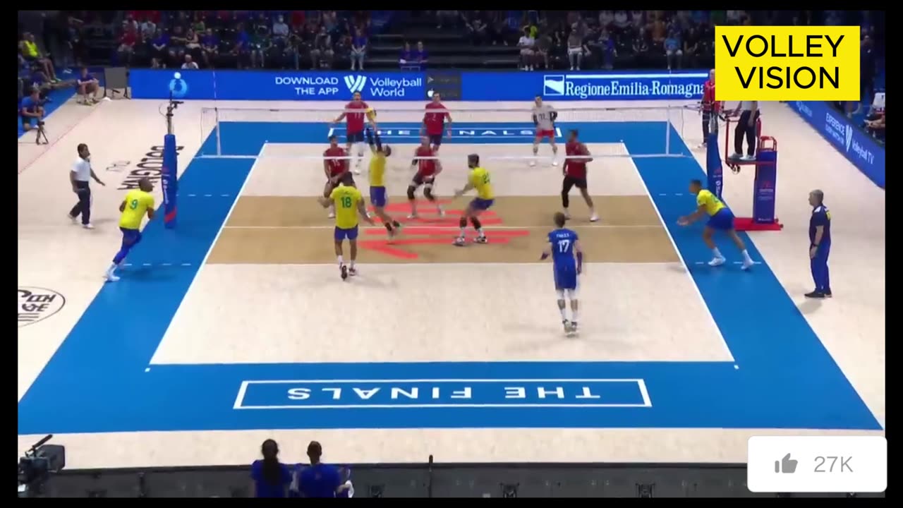 USA VS BRAZIL VOLLEYBALL MATCH