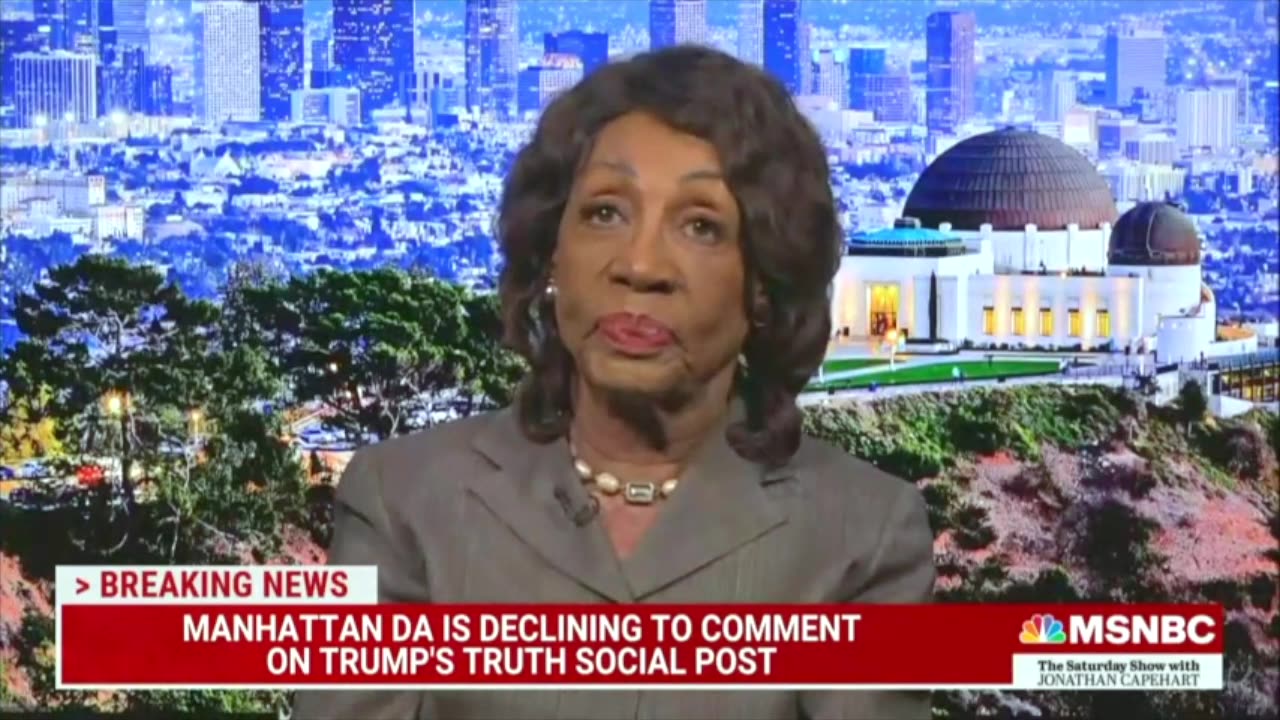 Maxine Waters sinks into gibberish