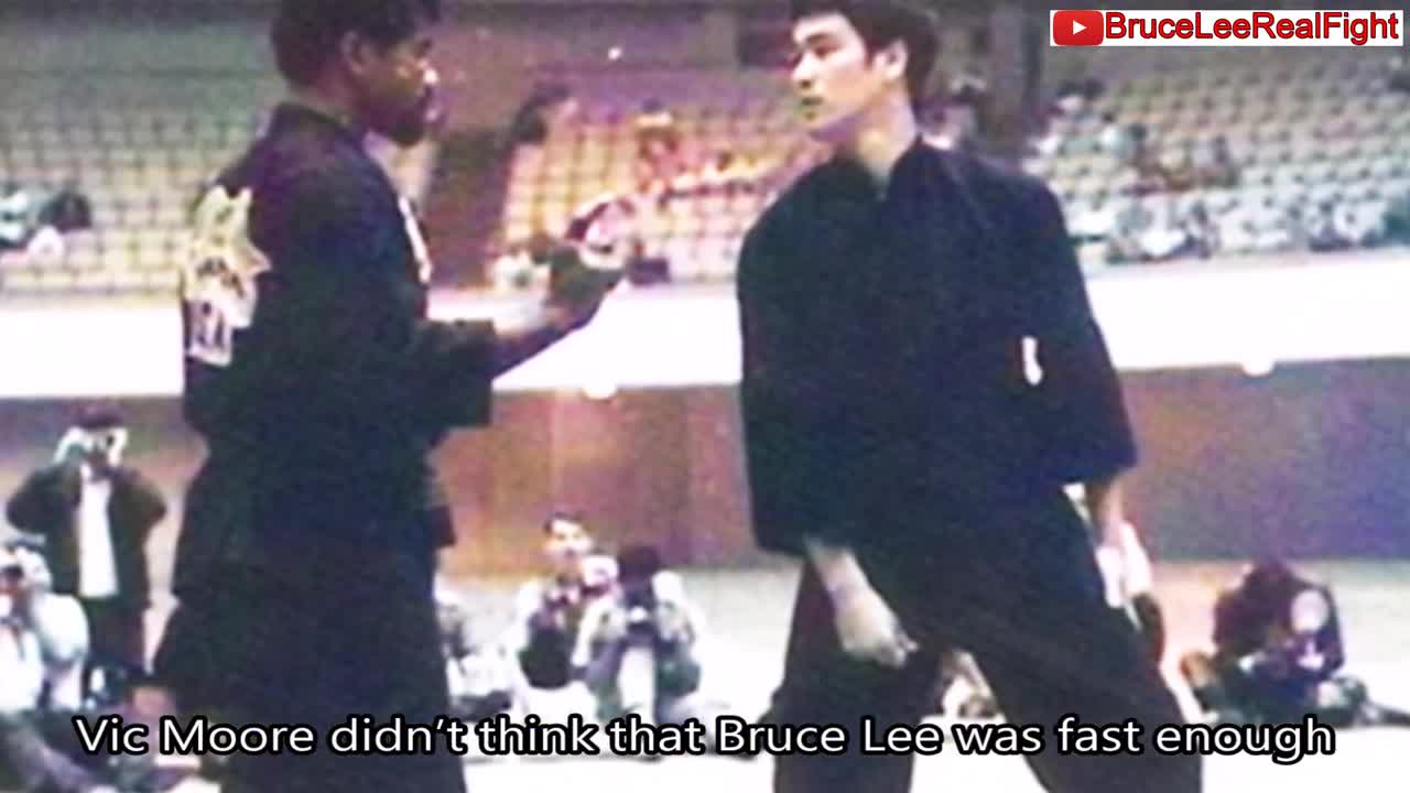 Bruce Lee is Way Too FAST for Karate World Champion!