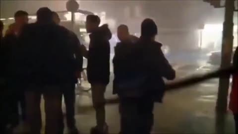 Migrants celebrating Silvester germany