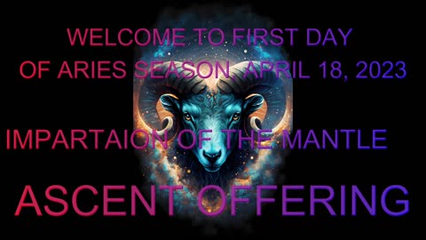 The Ram, the Ascent Offering, the Rise of a King and a Much-Needed Mantle for the Age of Capricorn