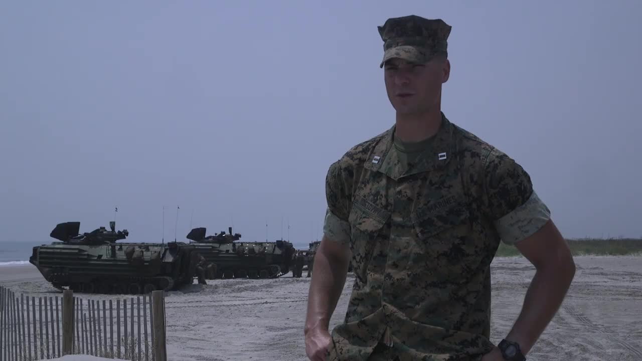 U.S. Marines with 2d Assault Amphibian Battalion Mechanized Amphibious Egress B-Roll