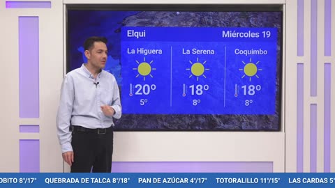 EL TIEMPO EN LA REGIÓN - MARTES 18 DE JUNIO 2024