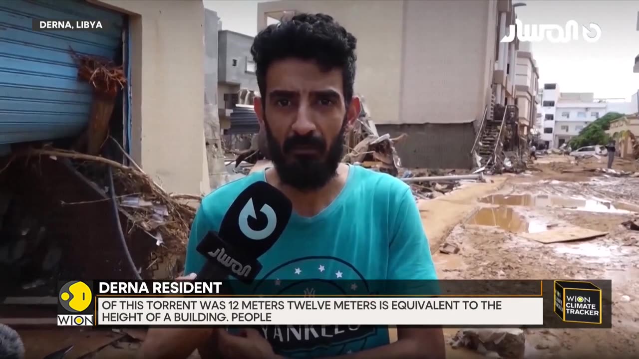 LIVE NEWS ; Libya floods wipe out quarter of Derna city, thousands dead