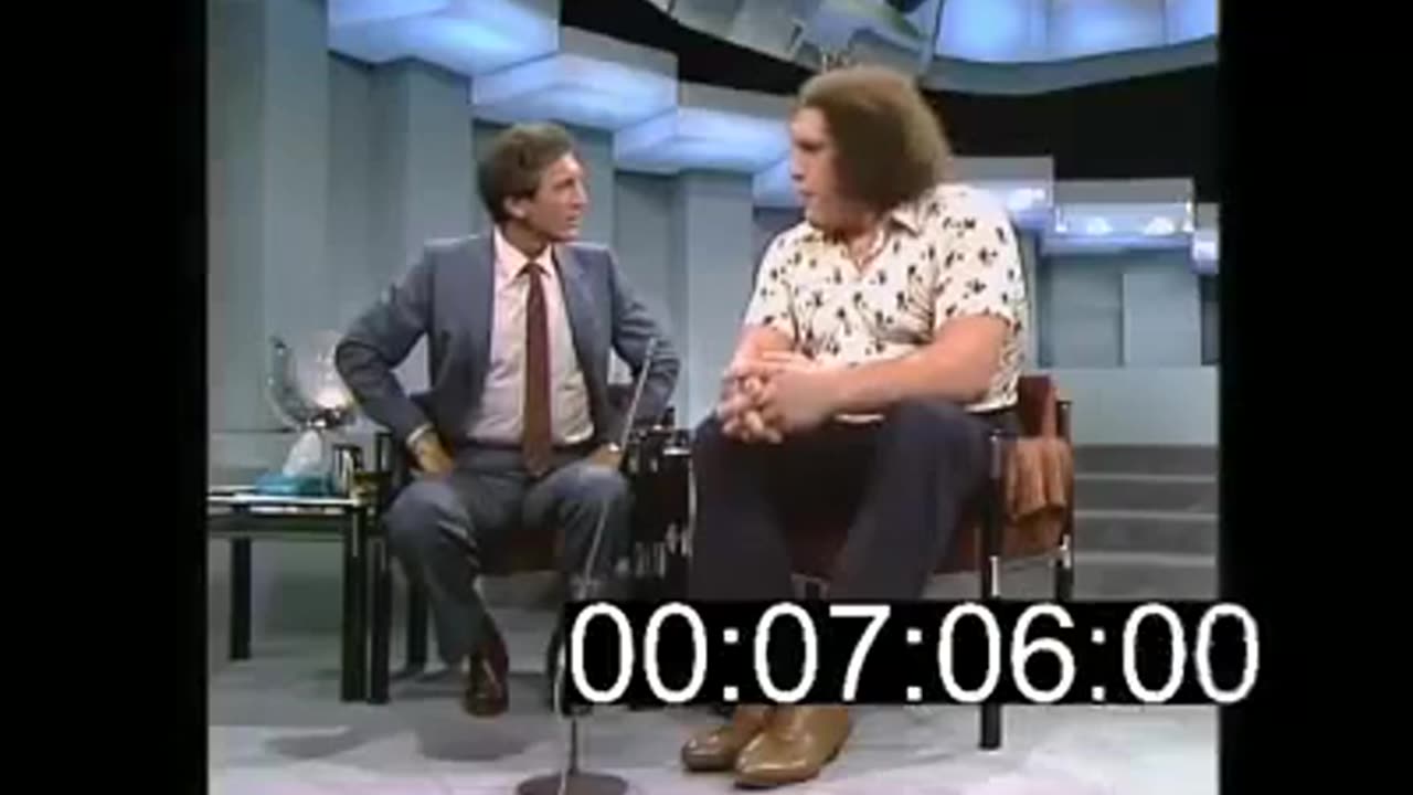 Andre the Giant on the Don Lane Show