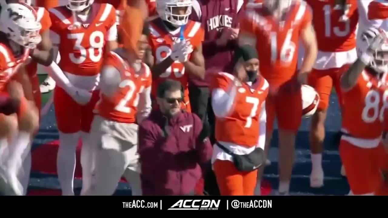 Virginia Tech Kicker John Love Uses His Legs In A Different Way | ACC Must See Moment