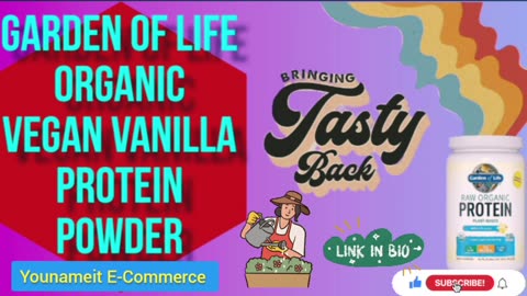 Garden of Life Organic Vegan Vanilla Protein Powder