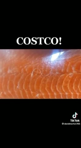 Costco salmon with parasites