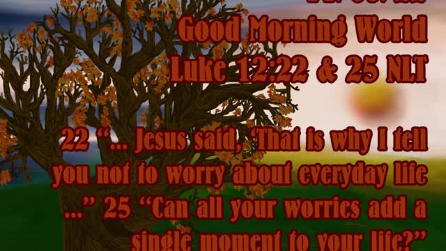 Daily Message from Rev. Ernie, November 9 2022