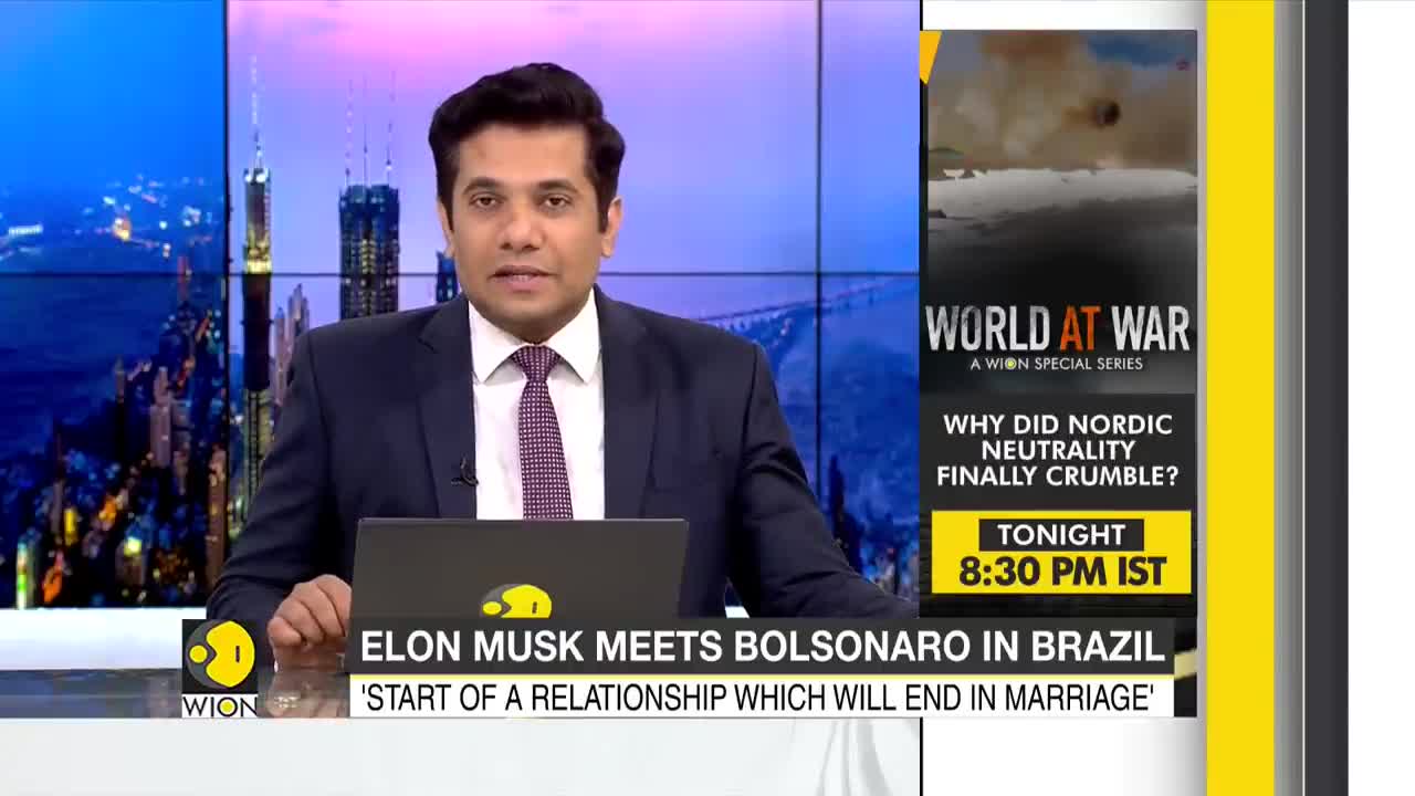 Elon Musk meets Brazilian President Jair Bolsonaro, Amazon connectivity projects on agenda | WION