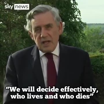 WE WILL DECIDE WHO LIVES AND WHO DIES