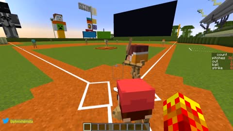 Baseball in Minecraft