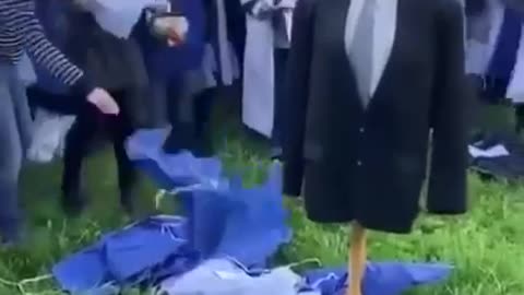 THE PEOPLE OF FRANCE GO ON STRIKE