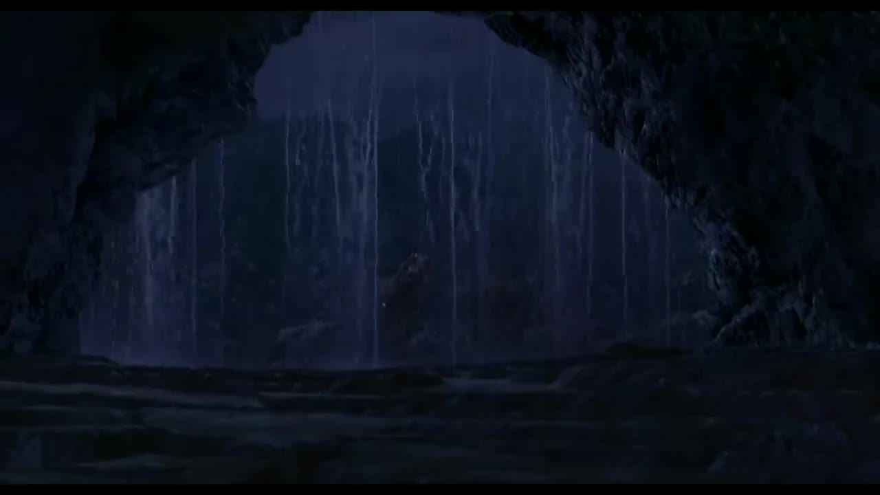 Dinosaur cave scene (resounded)