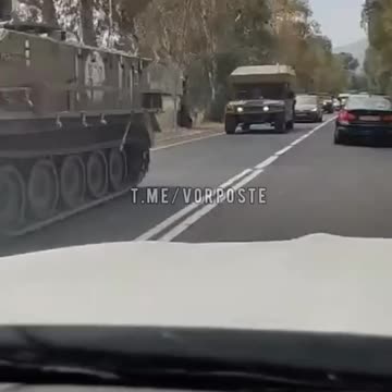 The roads in Israel right now