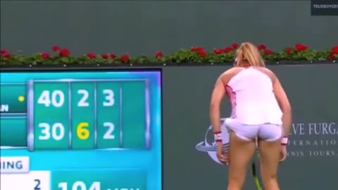 Most funny moments in women tennis