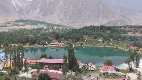 Beautiful view of ShangriLa Resort Skardu