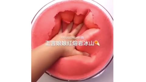 Play with slime ❤Follow and like it💗