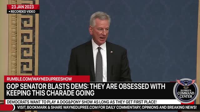 Tuberville: 'Democrats Are Obsessed With Keeping This Charade Going'