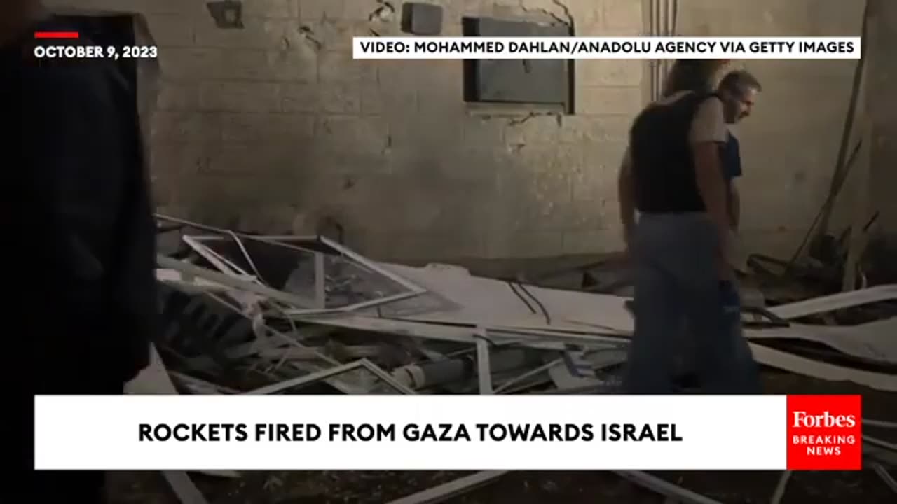 BREAKING NEWS: Rockets Fired From Gaza Towards Israel As Conflict With Hamas Worsens