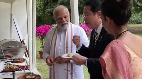 Modi with Japan PM