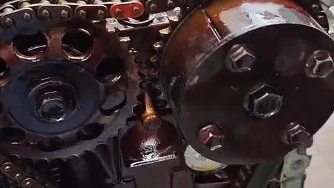 The engine is flying.