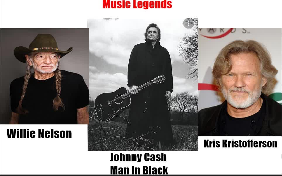 Johnny Cash - Willie Nelson - Kris Kristoferson