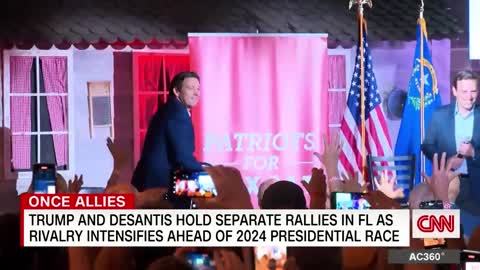 Trump and DeSantis rivalry spill into public !!*