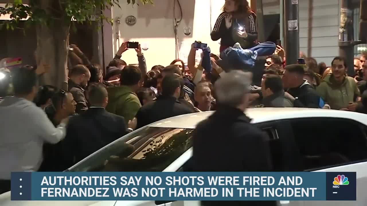 Video Shows Man Pulling Gun On Argentina’s Vice President