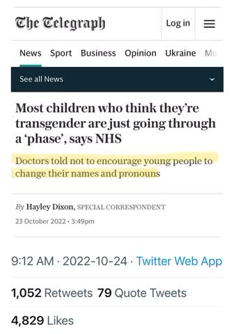 Finally the NHS speaks up on trans