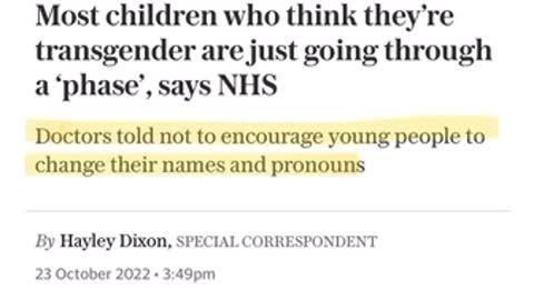 Finally the NHS speaks up on trans