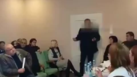 UKRAINE DEPUTY DETONATES GRENADE IN COUNCIL MEETING. 1 DEAD AND 26 INJURED.