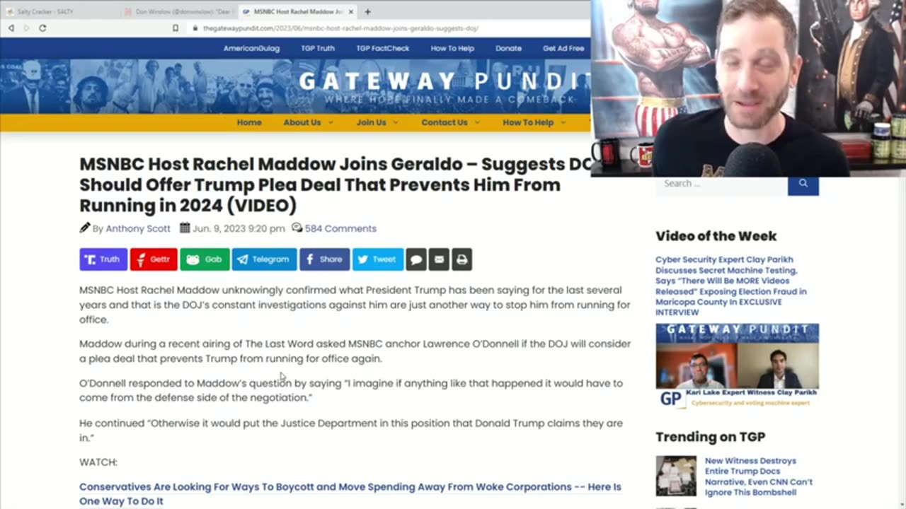 Salty Cracker - Lefties Panicked As Normies Recognize Biden's Weaponization of Gov't